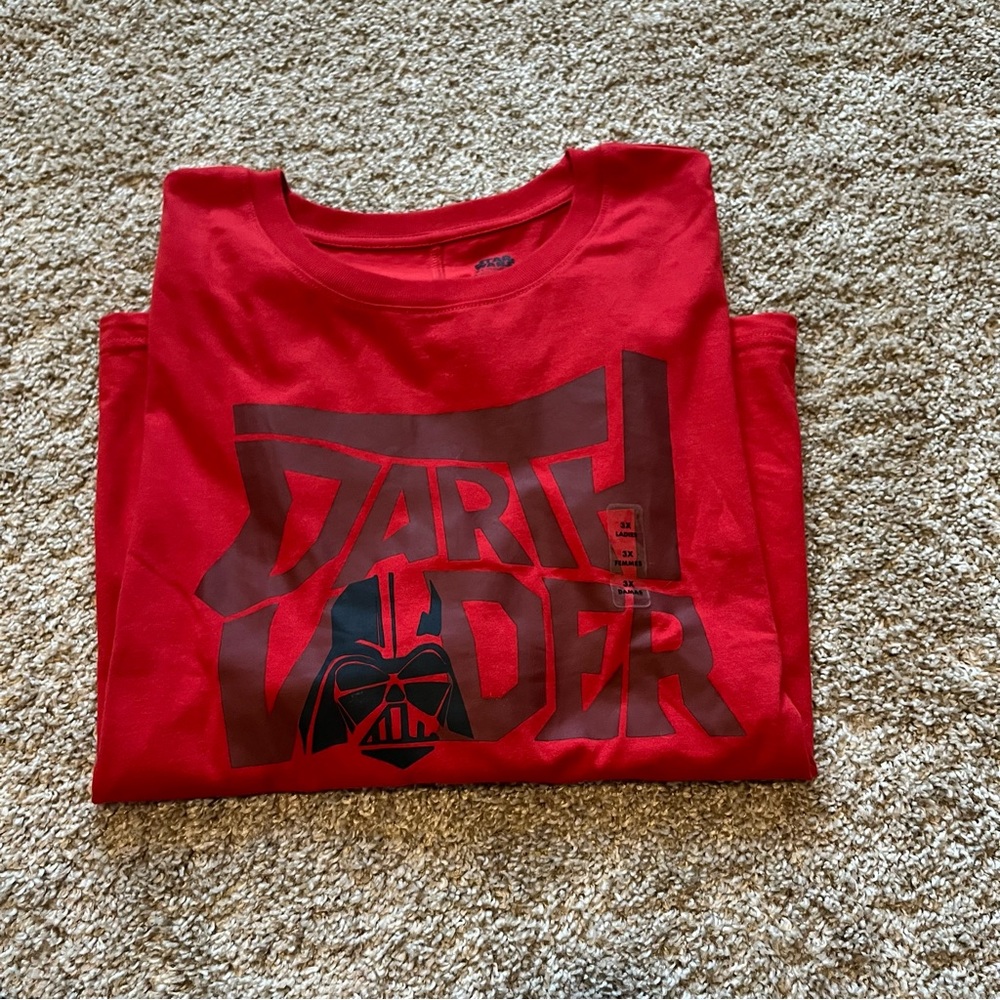 Darth Vader slightly cropped t- shirt